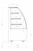 Витрина нейтральная Carboma K70 N 0,9-1 LIGHT 9005-0109 (версия 2.0)
