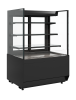 Витрина кондитерская Carboma KC70 VM 0,9-2 STANDARD 9005 (открытая, прямая боковина, версия 2.0)