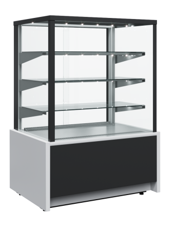Витрина нейтральная Carboma KC70 N 0,6-1 LIGHT 9006-9005 (0,6 Cube ТЕХНО)