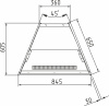 Витрина нейтральная Carboma K70 N-3 LIGHT 0012-0109