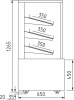 Витрина хлебная Carboma KC70 N 0,6-1 LIGHT Bread 0102-0109 (0,6 Cube со стеклом)