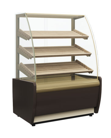 Витрина хлебная Carboma K70 N 0,9-1 LIGHT Bread 0012-0109 (со стеклом)